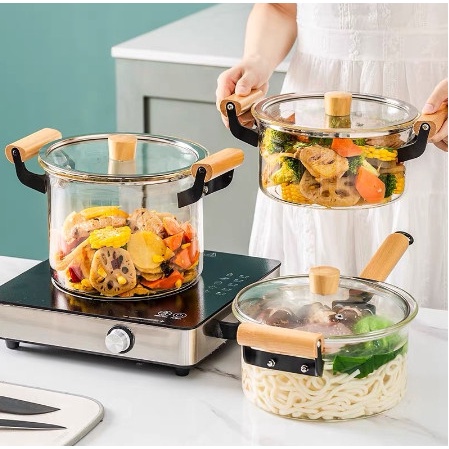 Bộ nồi thuỷ tinh Bắc Âu chịu nhiệt cao