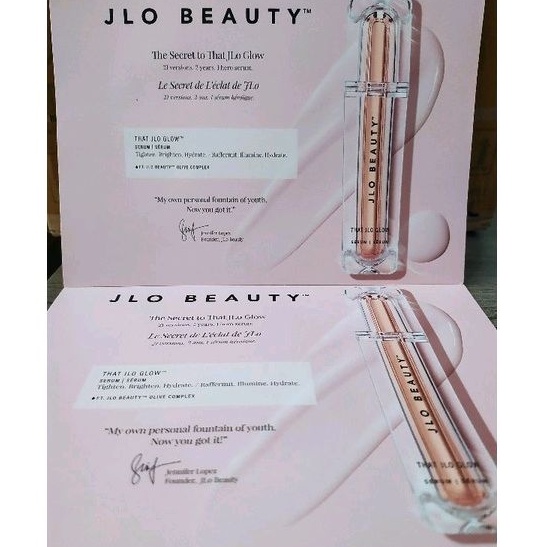 Serum căng nếp nhăn sáng da dưỡng ẩm Jlo Glow Sample 2ml