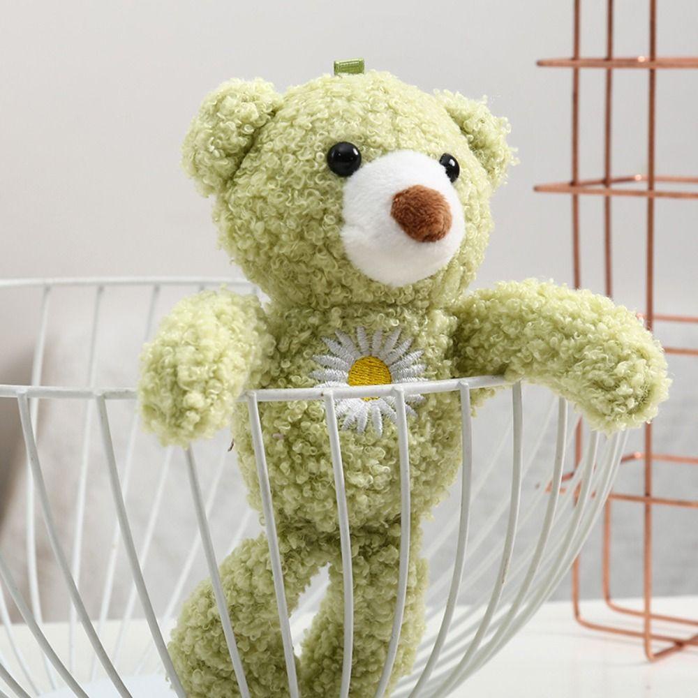 LANFY Móc Khóa Gấu Bông Mềm Mại Dễ Thương Sáng Tạo