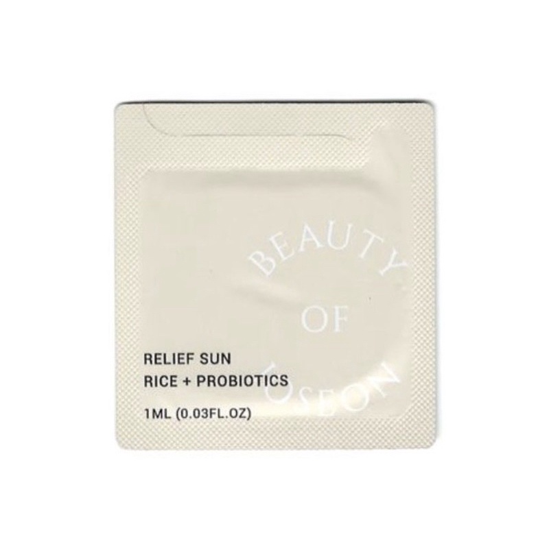 Kem chống nắng Beauty of Joseon Rice + Probiotics Sunscreen Minisize 10ml