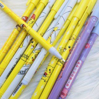 SET 3 Bút Bi Pikachu, Heo tím