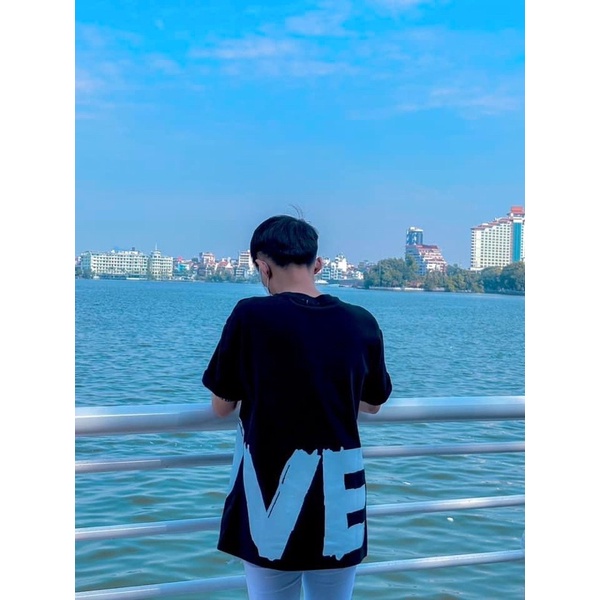 Áo Thun Tay Lỡ Love UNISEX , Áo Thun Nam Nữ Unisex Hot Hit