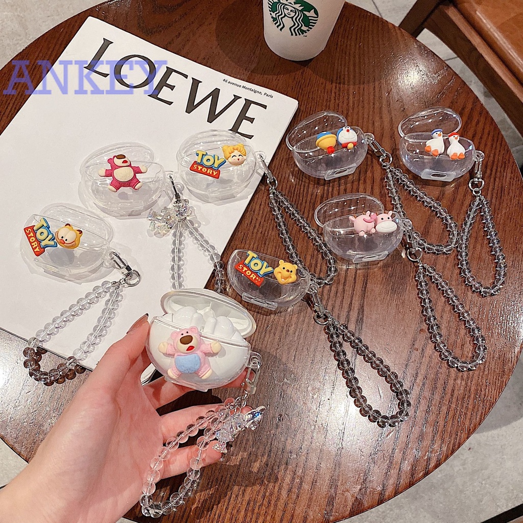 Huawei Freebuds 3 / Freebuds 4 / Freebuds 4i / Freebuds Pro Case Cartoon Bear Wireless Bluetooth Earbuds