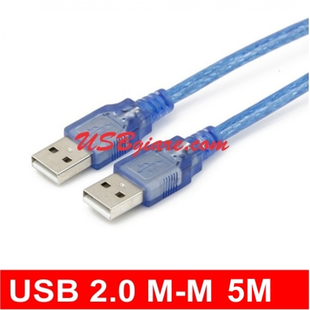CÁP USB 2 ĐẦU ĐỰC DÀI 5M