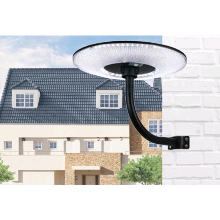 Đèn led sân vườn năng lượng mặt trời 1000W SOLAR LIGHT PIN 48Ah, dạng đĩa bay UFO Cảm Biến Chuyển Động