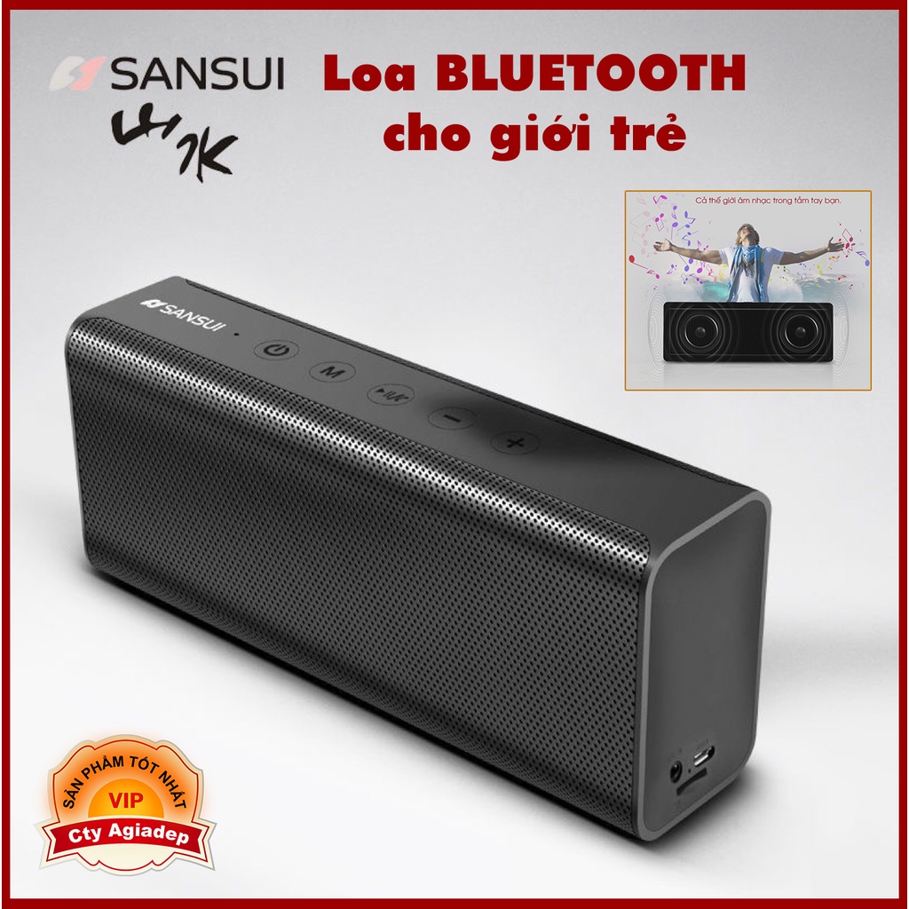 Loa di động bỏ túi SANSUI Nhật Bản chất lượng vượt trội T28