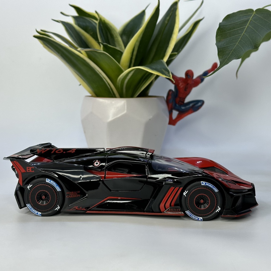 Mô hình siêu xe Bugatti Bolide tỷ lệ 1:24 bằng kim loại mẫu Hypercar đẹp nhất thế giới