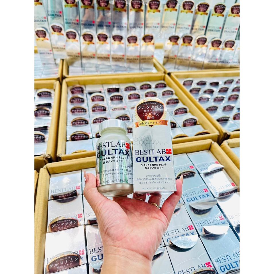 Viên Trắng Da Bestlab Gultax 5-ALA & NMN Plus Nhật Bản Hộp 90 Viên - Mờ Thâm, Chống Lão Hóa