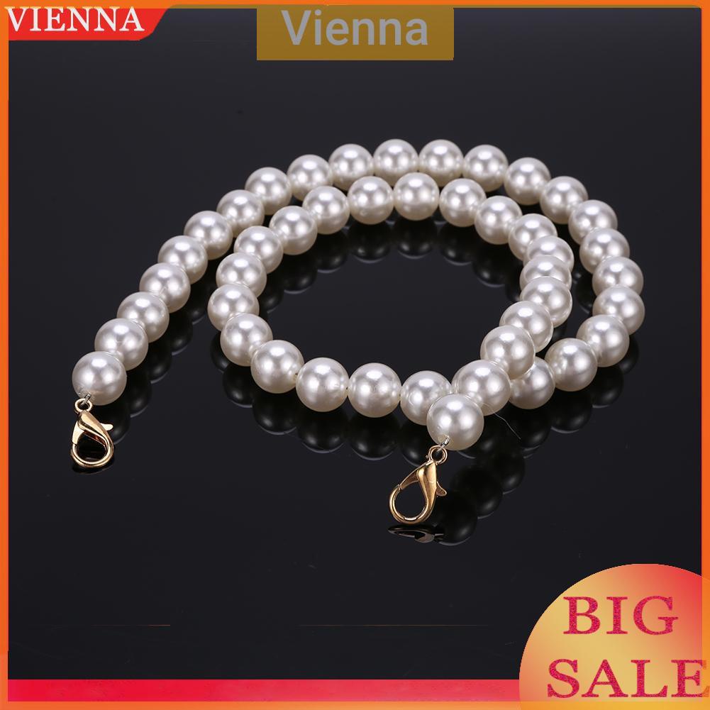 Chuỗi dây ngọc trai 40/60/80 cm cầm tay đeo vai thắt lưng DIY ví túi xách nữ