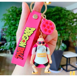 Móc Khóa Dragon ball Dây Chuyền Móc Khóa Trang Sức Kriling, thầy rùa kame, ma bư mập, PoPo