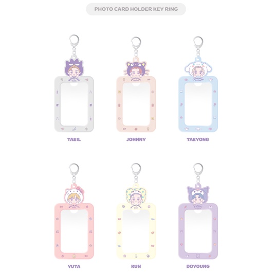 Nct SET Móc Khóa + Khung Ảnh Nhóm Nhạc NCT X SANRIO