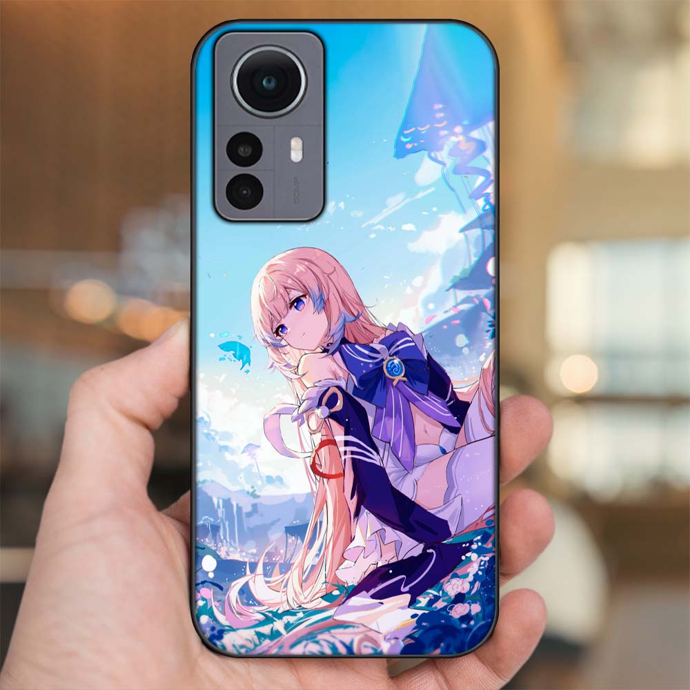 Ốp lưng Xiaomi 12 Pro 5G viền đen in hình Sangonomiya Kokomi Genshin Impact