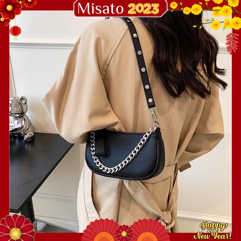 Túi xách nữ kẹp nách mini đeo chéo giá rẻ thời trang cao cấp mẫu mới hottrend 2022 MISATO T35