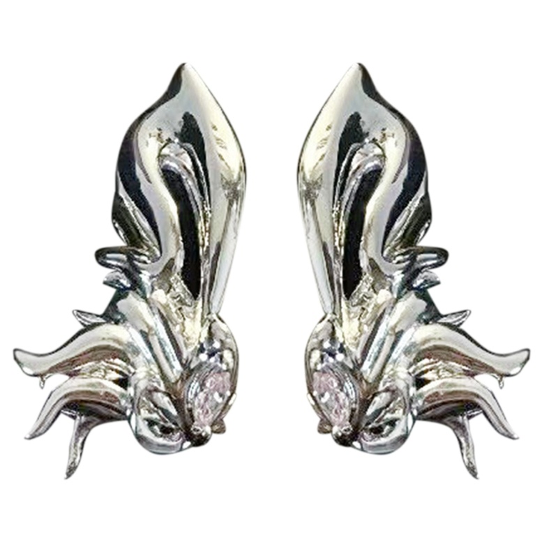 Khuyên Kẹp Vành Tai Không Xỏ Hình Cánh Bướm Đơn Giản Thời Trang INS Dành Cho Bạn Nữ