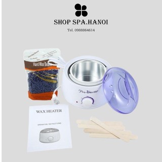 [[SPA HN]] Bộ Nồi Nấu Sáp WAX Lông PRO-WAX 100 & 300G Sáp Tẩy Lông HARD WAX BEANS