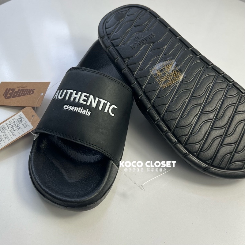 Dép shoopen Authentic Essentials màu Đen