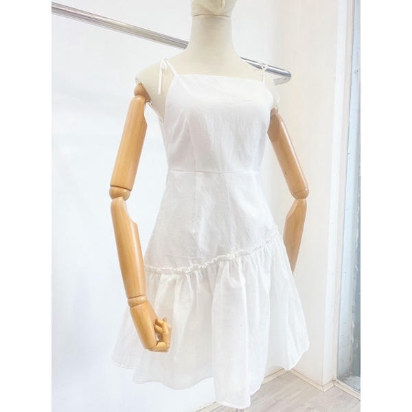 SENKA DRESS - Đầm hai dây bèo chéo - AIMEE