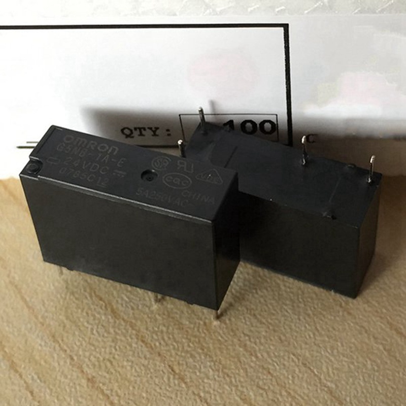 Set 5 Rơ Le Thay Thế G5NB-1A 05VDC 12VDC 24VDC 24V 4-Pin 3A Mini G5NB G5NB-1A-E AC DIP4