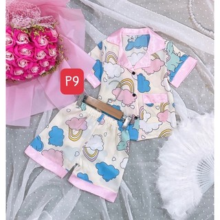 Pizama lụa cho bé 9-21kg