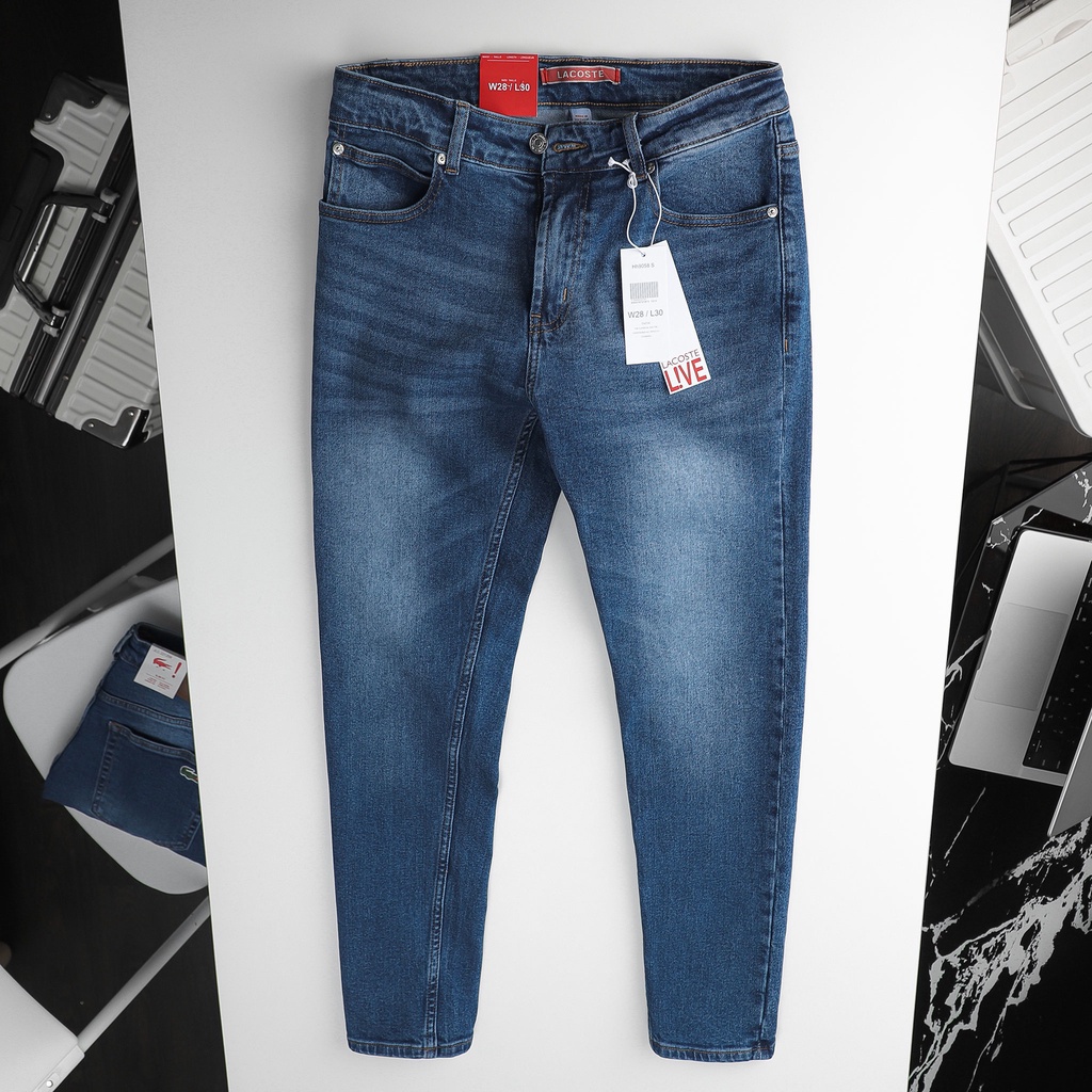QUẦN BÒ - QUẦN JEAN - L.C - BLUE  - FORM SLIM FIT - CODE: 221258