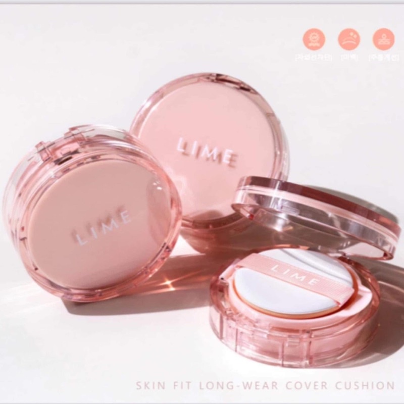 Phấn nước LIME Skin Fit Long-Wear Cover Cushion  50+/PA+++