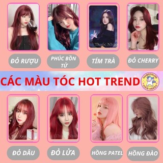 Thuốc Nhuộm Tóc PHÚC BỒN TỬ - NÂU ĐỎ Tặng Oxy Trợ Nhuộm Găng Tay | Thuốc Nhuộm Tóc Tại Nhà Tone Đỏ
