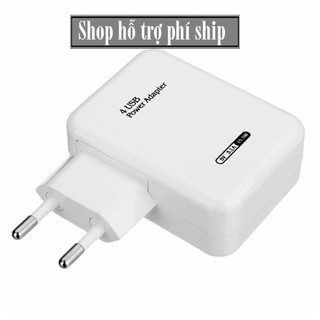 Hỗ trợ Ship- Củ Sạc Nhanh 4 Cổng USB