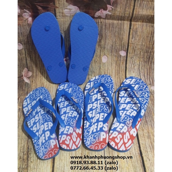 Dép kẹp mang trong nhà logo pepsi cá tính - dép kẹp mang trong nhà