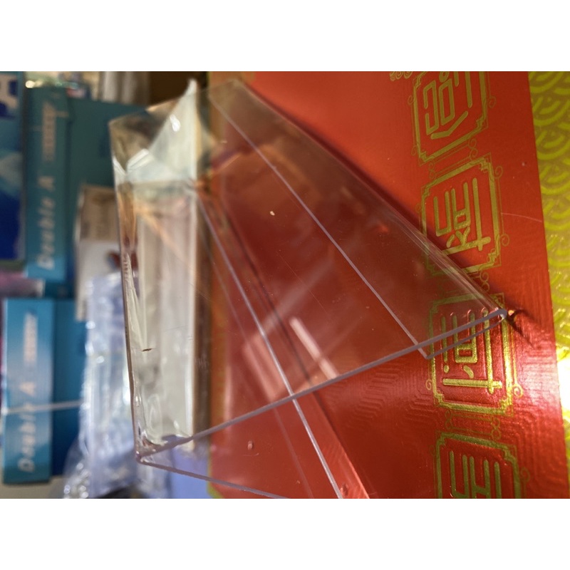 Biển chức danh mica chữ A để bàn, kích thước 8x24cm