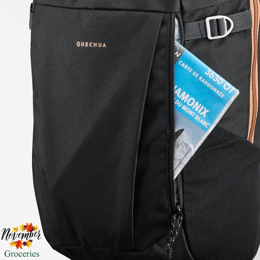 Balô Dã Ngoại QueChua 20L NH100 Thiết Kế Tại Pháp Dành Cho Người Leo Núi 2H Trên Địa Hình Thấp Trong Rừng | Trên Bờ Biển