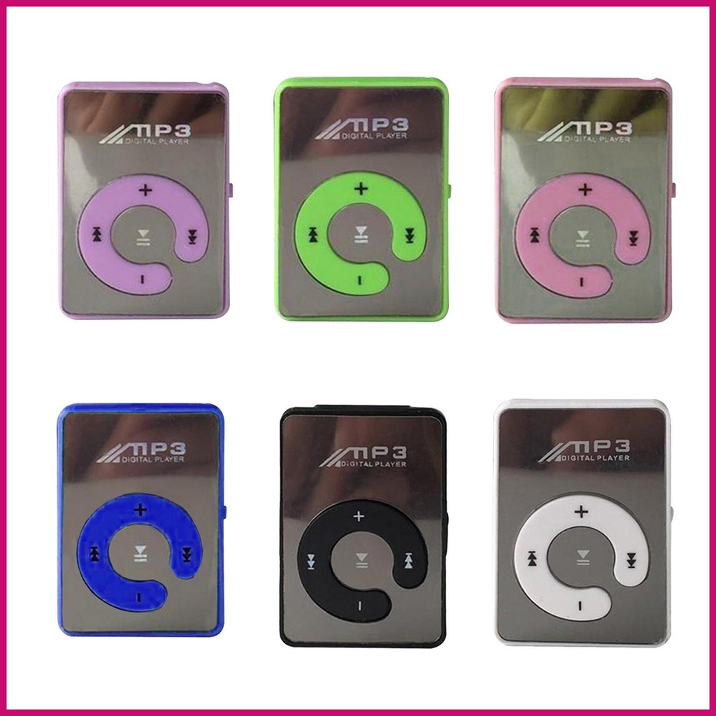 Máy Nghe Nhạc MP3 Dạng Kẹp 8Gb Siêu Nhẹ Có Dây Cáp USB Và Tai Nghe wsdvn