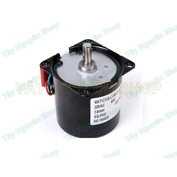 Động cơ giảm tốc 220v 14W 5 Vòng trên Phút - Động cơ giảm tốc 220v