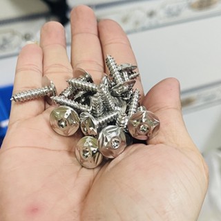 Ốc salaya 4li 5li xoắn gắn pô e tay ga , dàn áo yamaha , honda cực sáng đẹp chuẩn inox