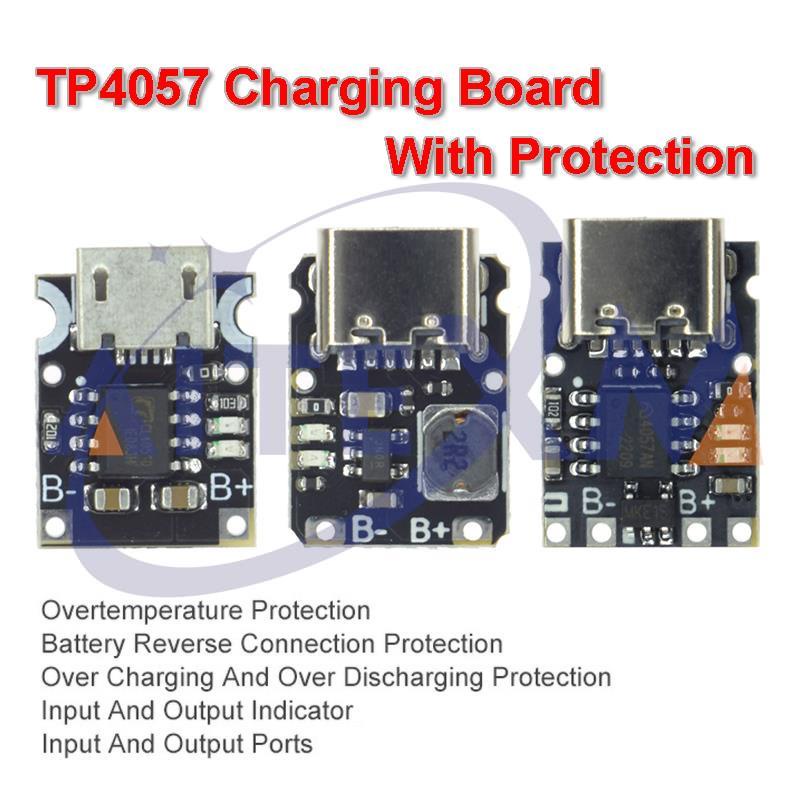 Bảng Mạch Sạc Pin lithium TP4057 1A Cổng Type-C TP4056