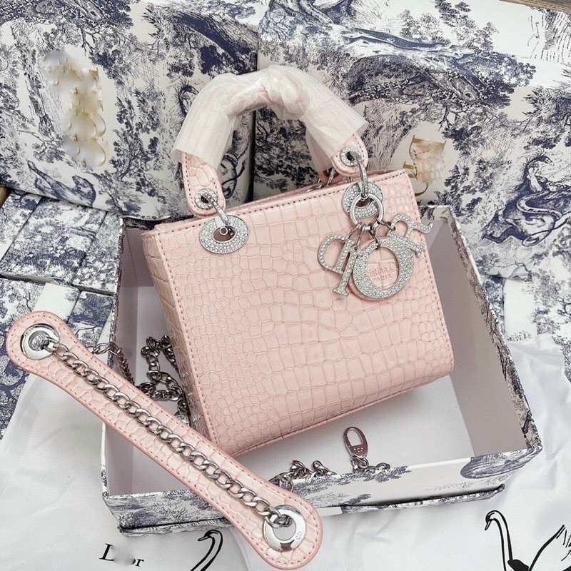 Túi D lady vân da s20