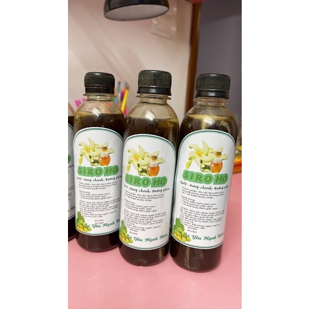 Siro Húng chanh đường phèn hỗ trợ khỏi Ho cực hiệu quả chai 330ml