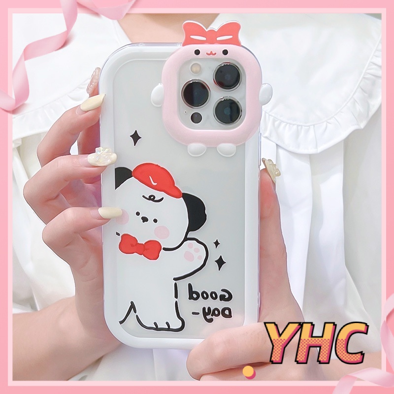 Ốp lưng Ống kính quái vật nhỏ nơ phim hoạt hình dễ thương iPhone 6 / 6S / 6splus / se / 7 / 7plus / 8 / 8plus / X / xs / xsmax / 11 / 12 / 13 / 14 / Plus / Pro /pro max-6005