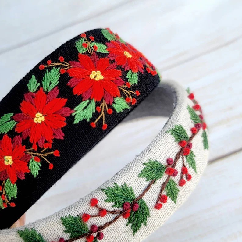 BỜM TÓC THÊU TAY