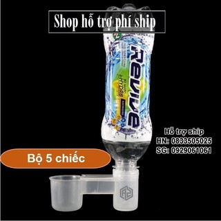 Hỗ trợ Ship-  -Bộ 5 chiếc Núm uống tự động gia cầm (hanpet num uong don) máng uống tự động cho gà / máng uống chim / ché