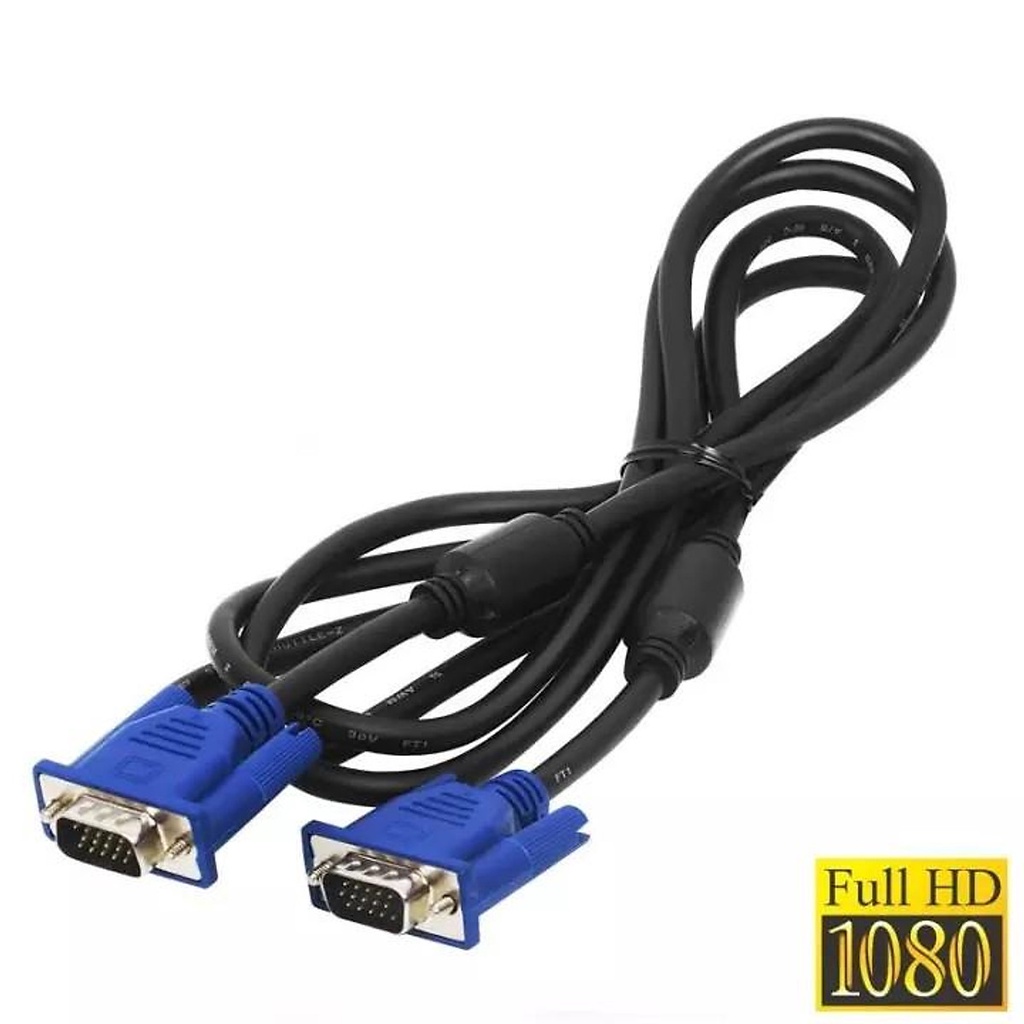 Dây cáp VGA to VGA 1.5m/3m/5m/10m - Cáp máy tính VGA