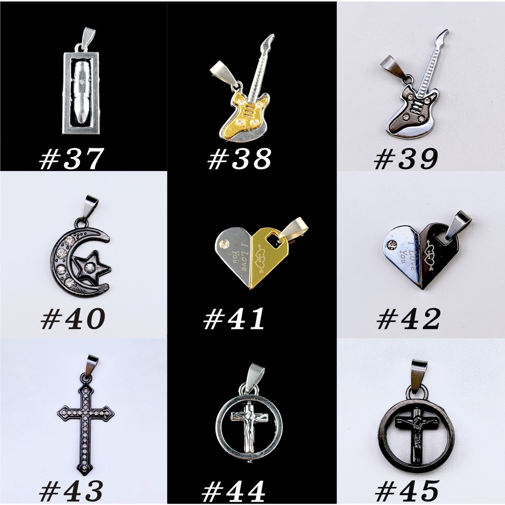 MẶT DÂY CHUYỀN TITAN NAM NỮ M1 - M45