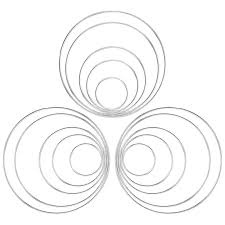 Vòng tròn sắt làm dreamcatcher, macrame hamade đủ Size 4,5,6,7,8,9,10,12,15