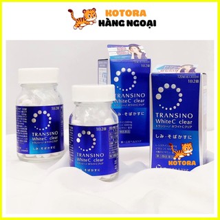 Viên uống trắng da mờ nám tàn nhang Nhật Bản Transino WhiteC Clear 120 viên giảm nám, sạm, tàn nhang giúp da trắng sáng