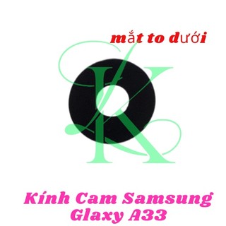 Mặt kính camera SM A33 sẵn keo dán