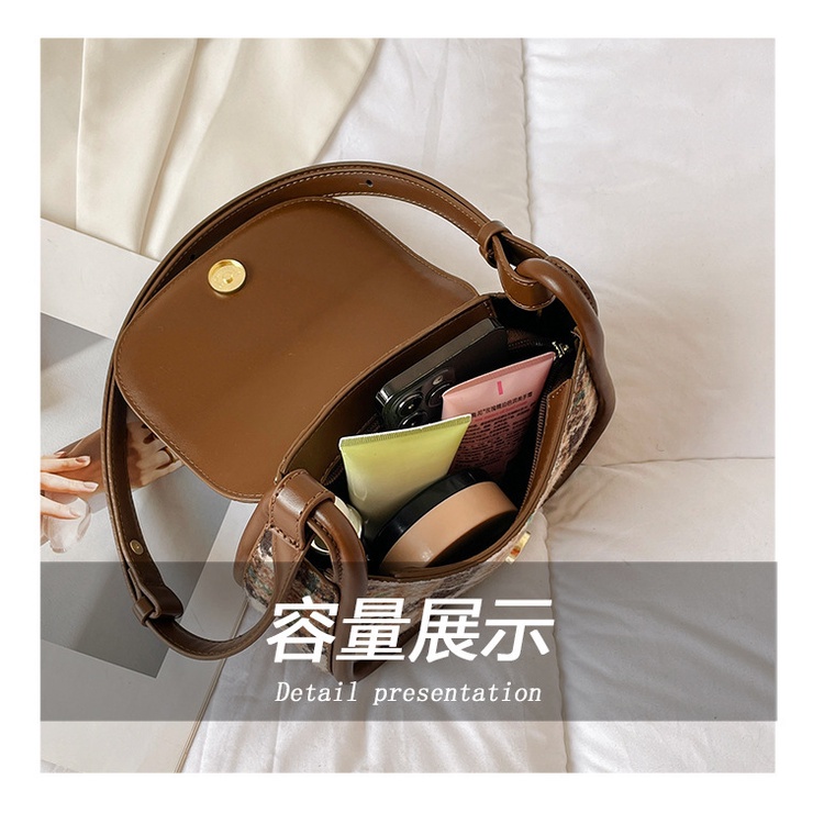 Túi Đeo JASMIN NOIR Chéo Bằng Len Thiết Kế Đơn Giản Thời Trang Cho Nữ