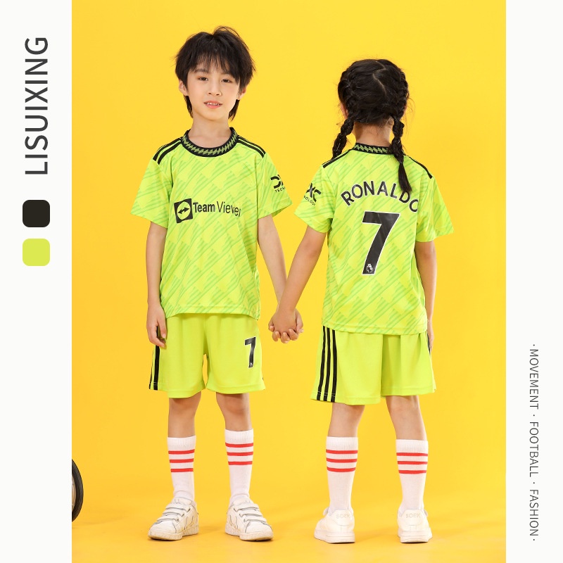 Bộ Áo Quần Đá Banh Số 7 Ronaldo Mùa 22-23 Cho Bé Trai Và Bé Gái