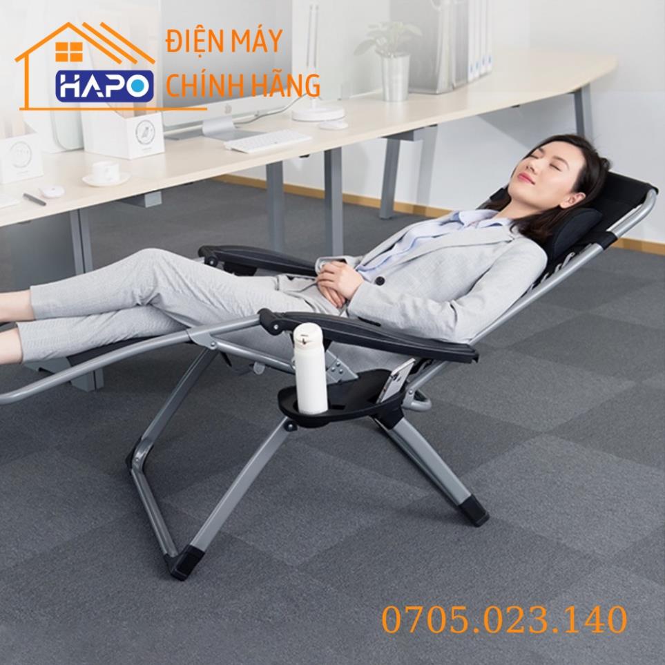 Ghế ngả lưng thay đổi tư thế nằm ngồi đọc sách, Ghế xếp ngủ thư giãn văn phòng gia đình, khung hợp kim cao cấp gấp gọn