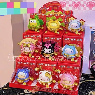 Hộp mù blind box random sanrio lucky daruma thần tài may mắn hello kitty
