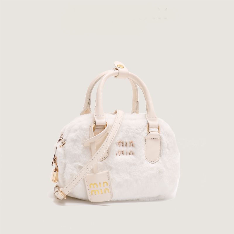 Túi Đeo Chéo Phủ Lông Phong Cách Hàn Quốc Dễ Thương Thời Trang Thu Đông Cho Nữ