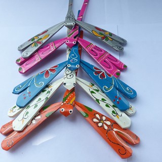 Chuồn tre Set 110 pcs Painted Bamboo Dragonfly 4.7” 12cm